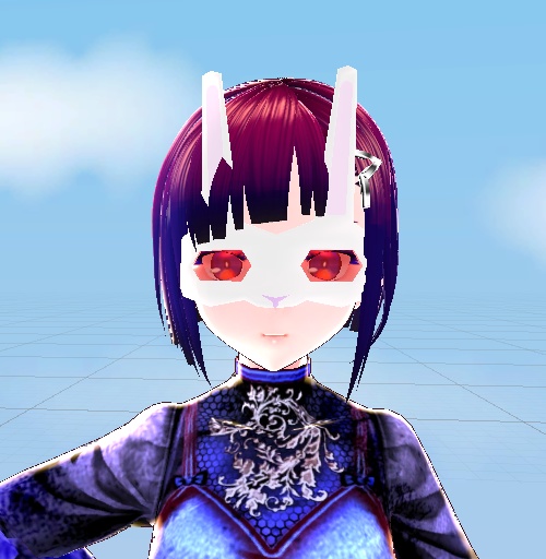 【3D小物】兎の仮面(改変用テクスチャ付き)