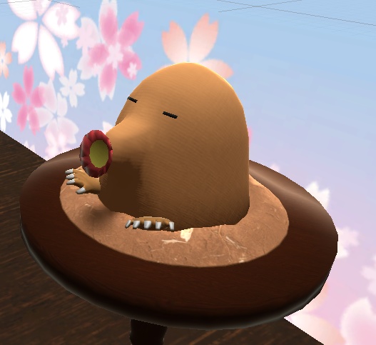 【3D小物】はなもぐらの帽子