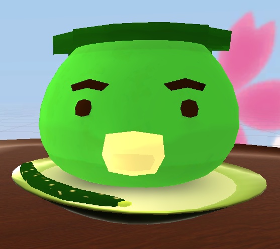 【3D小物】かっぱだんご