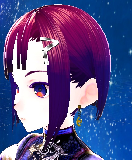 【3D小物】太陽と月のピアス