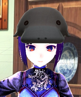 【3D小物】かものはしのぬいぐるみと帽子