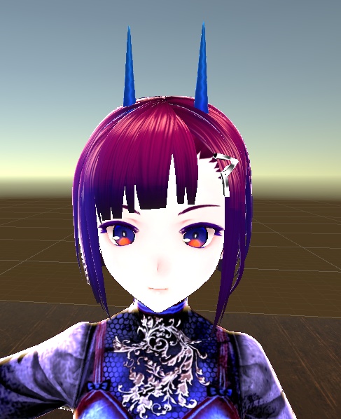 【3D小物】ユニコーンの角(改変用UV付き)