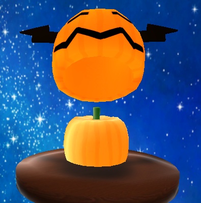 【3D小物】かぼちゃダルマ