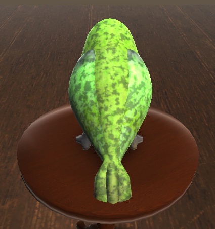 【3D小物】カカポのぬいぐるみ