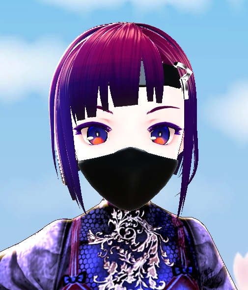 【3D小物】忍者マスクと額当てセット