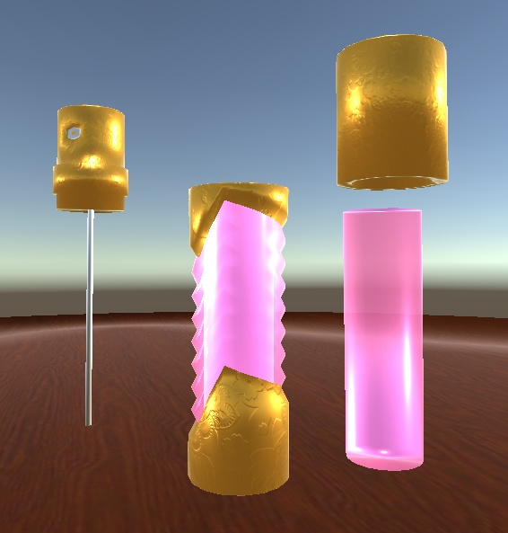 【3D小物】アンプルチックな香水ー桜ー