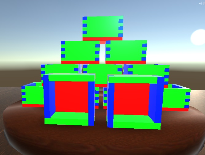 【3D小物】枡(ます)+ゲーミングカラー枡