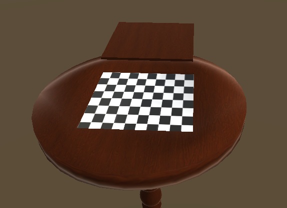 【3D】アンティークな丸テーブル【家具】