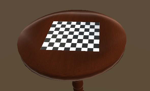 【3D】アンティークな丸テーブル【家具】