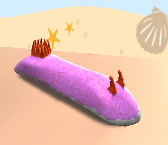 【3D小物】ウミウシのぬいぐるみ(4色)