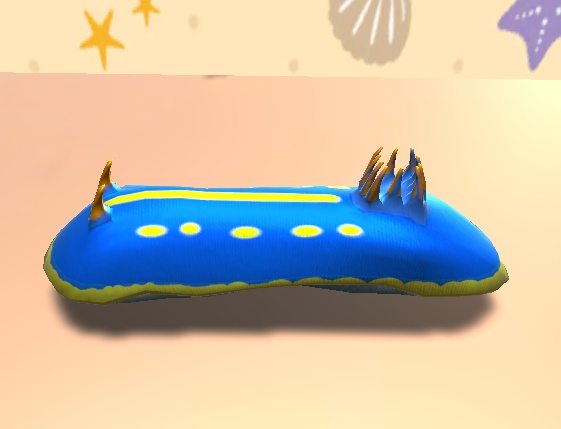 【3D小物】ウミウシのぬいぐるみ(4色)