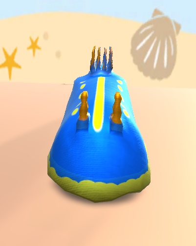 【3D小物】ウミウシのぬいぐるみ(4色)