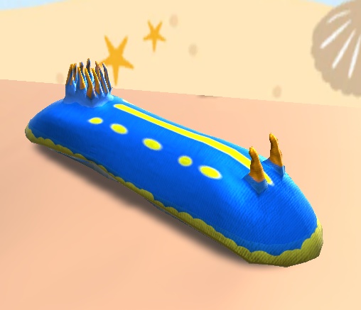 【3D小物】ウミウシのぬいぐるみ(4色)