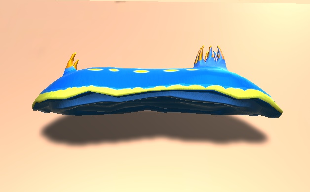 【3D小物】ウミウシのぬいぐるみ(4色)