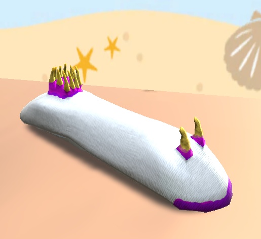 【3D小物】ウミウシのぬいぐるみ(4色)