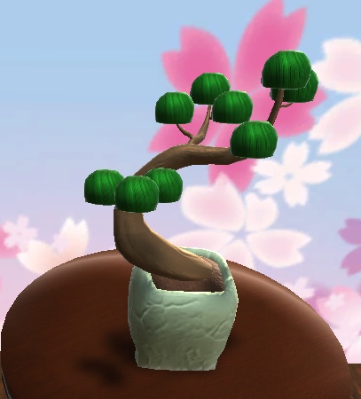 【3D小物】組み立てる盆栽セット
