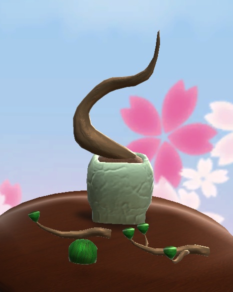 【3D小物】組み立てる盆栽セット