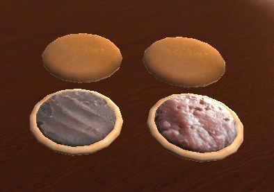 【3D小物】どら焼き