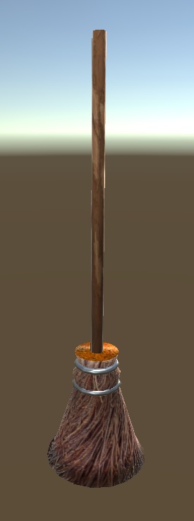 【3D小物】魔女のほうき