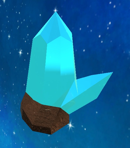 【3D小物】クリスタル4種【ゲーム素材】