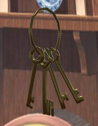 【3D小物】鍵束と鍵