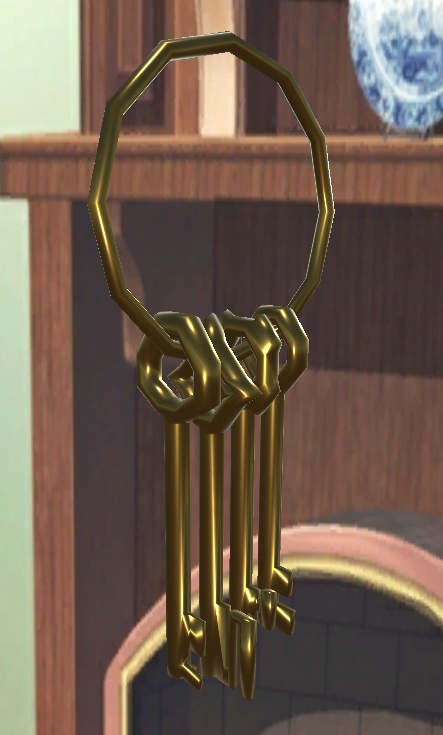 【3D小物】鍵束と鍵