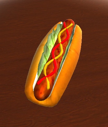 【3D小物】ホットドッグ