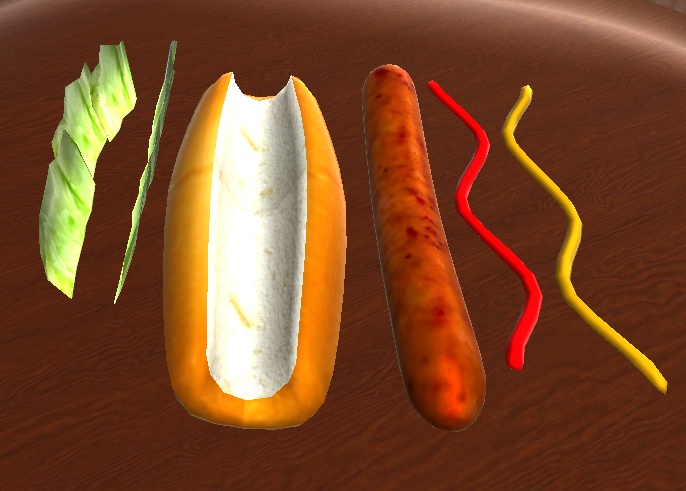 【3D小物】ホットドッグ