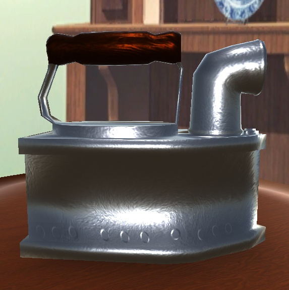 【3D小物】炭火アイロン