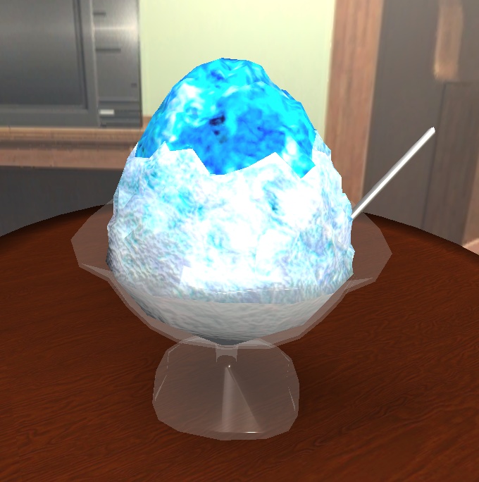 【3D小物】大盛りのかき氷