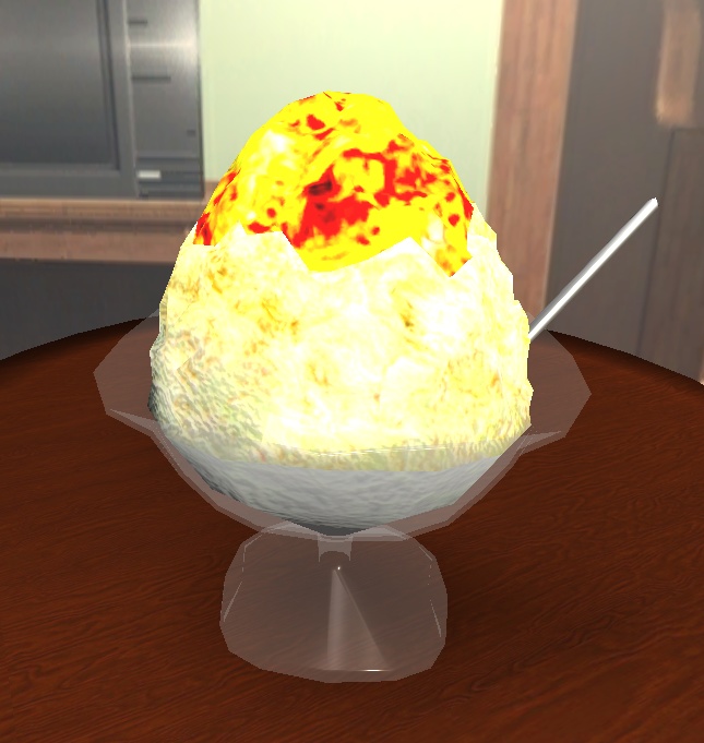 【3D小物】大盛りのかき氷