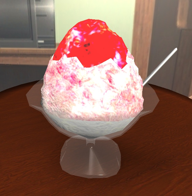 【3D小物】大盛りのかき氷