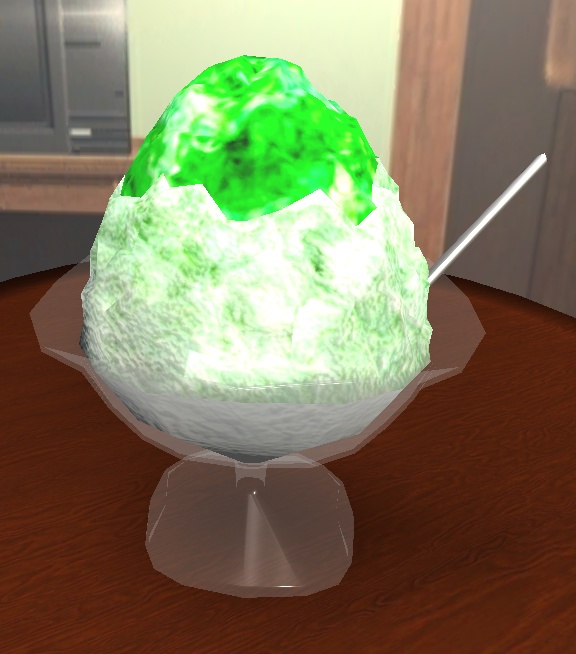 【3D小物】大盛りのかき氷