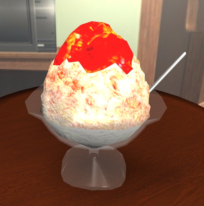 【3D小物】大盛りのかき氷