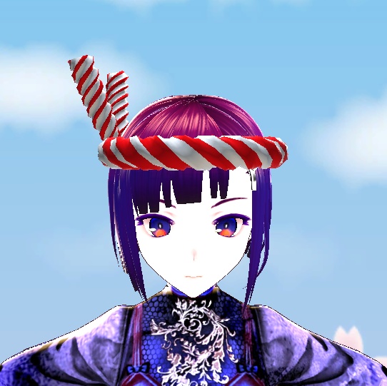 【3D小物】ねじりハチマキ