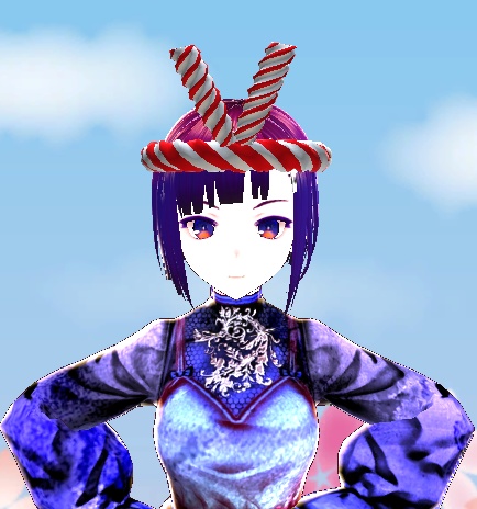 【3D小物】ねじりハチマキ