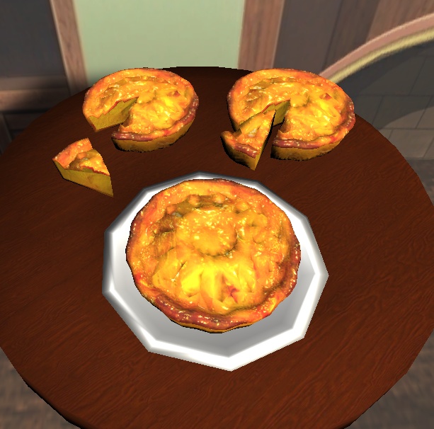 【3D小物】焼きたてアップルパイ