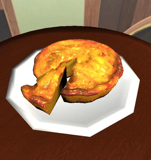【3D小物】焼きたてアップルパイ