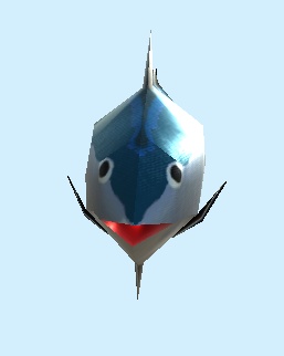 【3D小物】マグロのぬいぐるみ