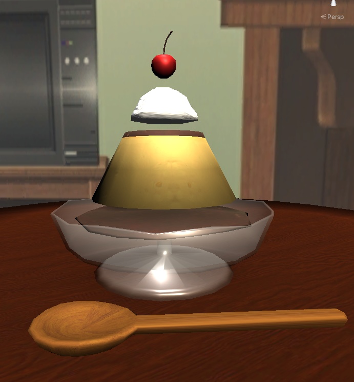 【3D小物】プリン