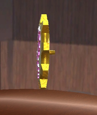 【3D小物】歯車のアクセサリー桜花