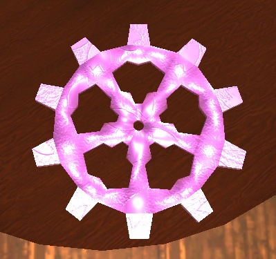 【3D小物】歯車のアクセサリー桜花