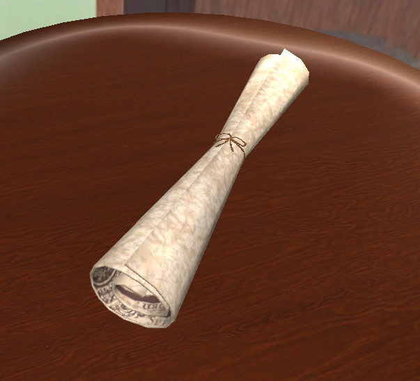 【3D小物】古地図セット