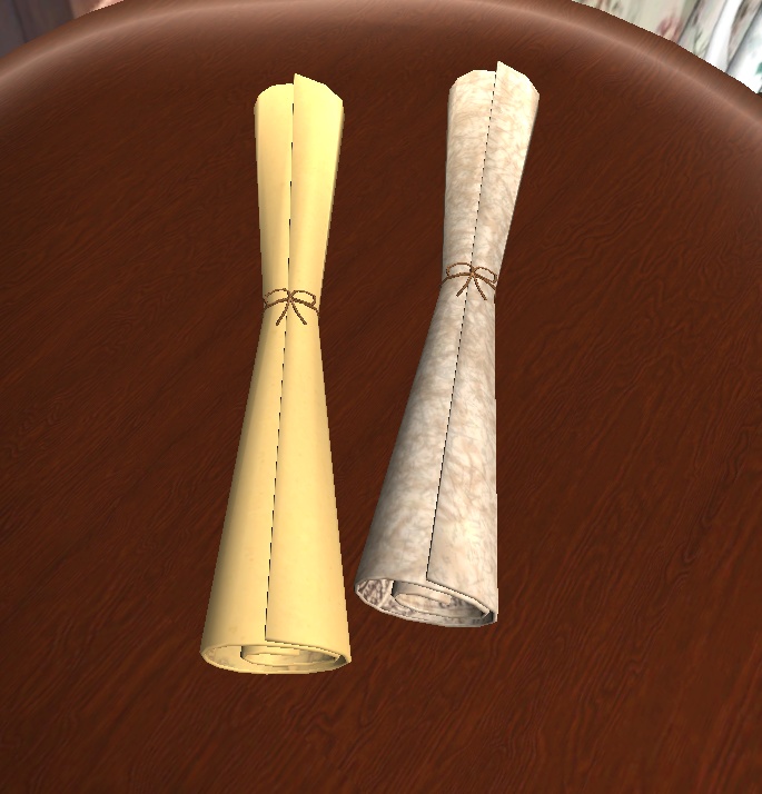 【3D小物】古地図セット