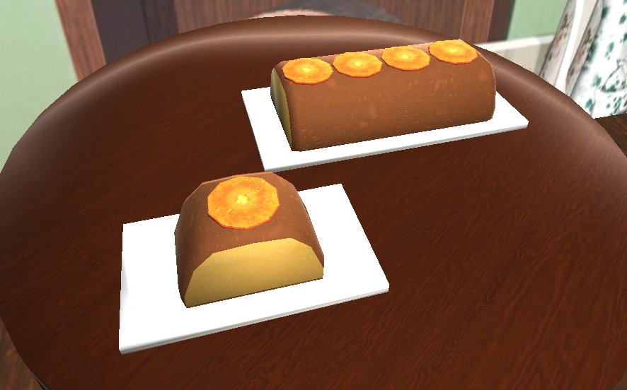 【3D小物】オレンジケーキ
