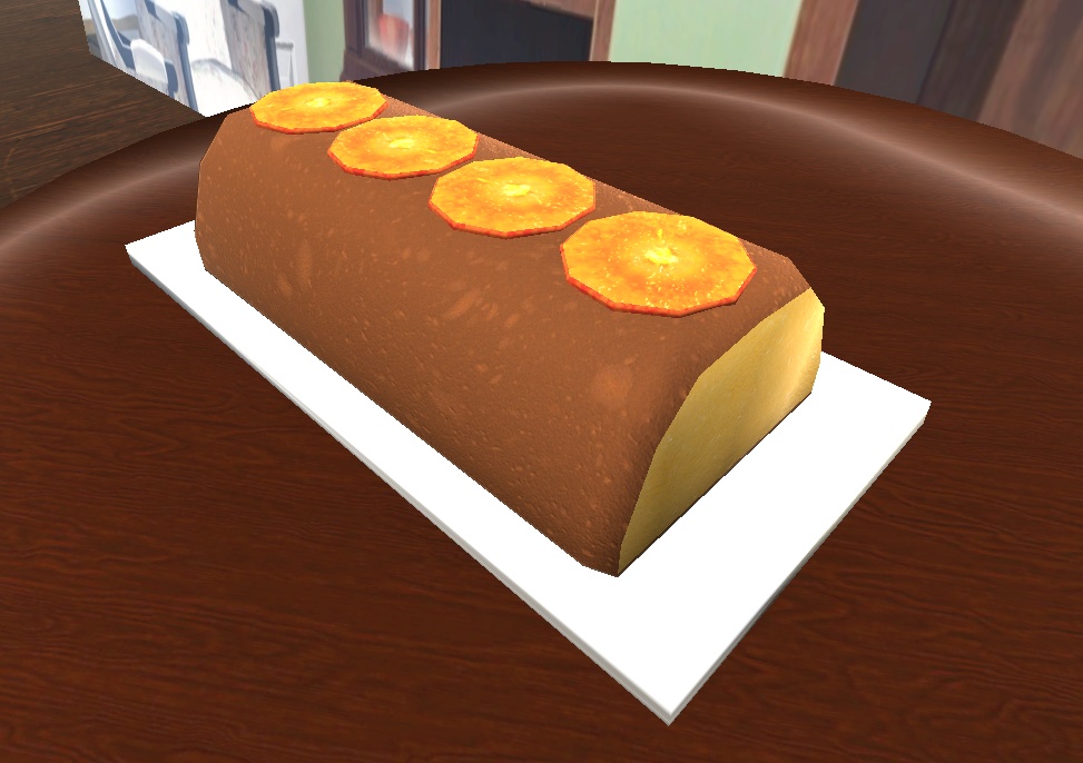 【3D小物】オレンジケーキ