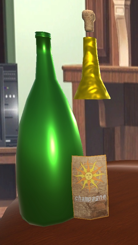 【3D小物】シャンパンセット