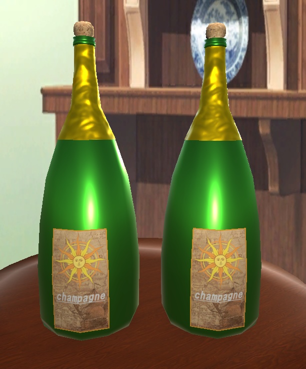 【3D小物】シャンパンセット