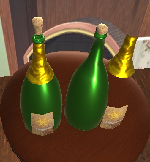 【3D小物】シャンパンセット