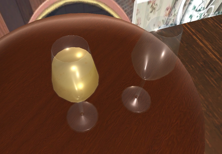 【3D小物】シャンパンセット